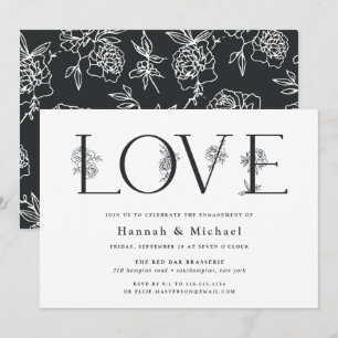 Invitation de la partie d'engagement du jardin sec