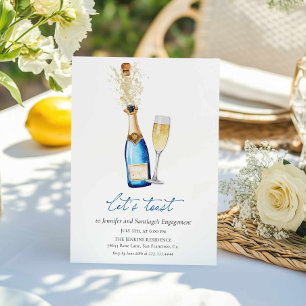 Invitation de la partie d'engagement en Champagne 