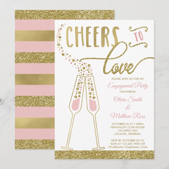 Invitation de la partie d'engagement, Faux Parties (Devant / Derrière)
