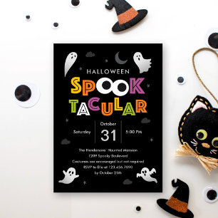 Invitation de la partie d'Halloween Spooktacular