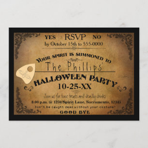 Invitation de la partie du comité Éffrayant Spirit