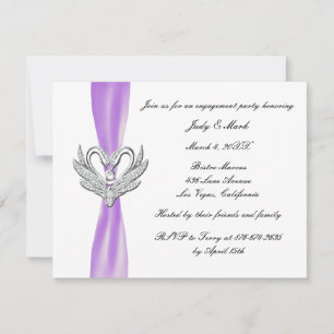 Invitation de la partie Engagement des cygnes en a