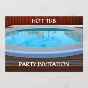 Invitation de la partie Hot Tub