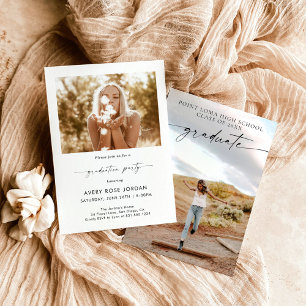 Invitation de la partie minimaliste moderne