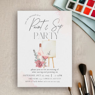 Invitation de la partie Peinture et Sip