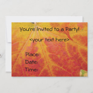 Invitation de la partie Red Maple Leaf