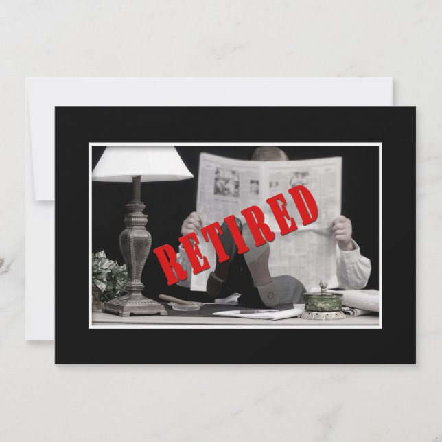 INVITATION DE LA PARTIE RETRAITE -PERSO DES AFFAIR (Devant)