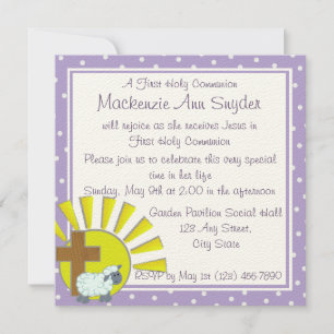 Invitation de la première communion