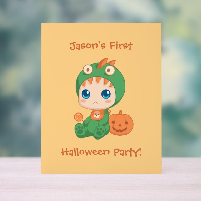 Invitation de la première fête du Dragon Bébé Hall (Neutre)