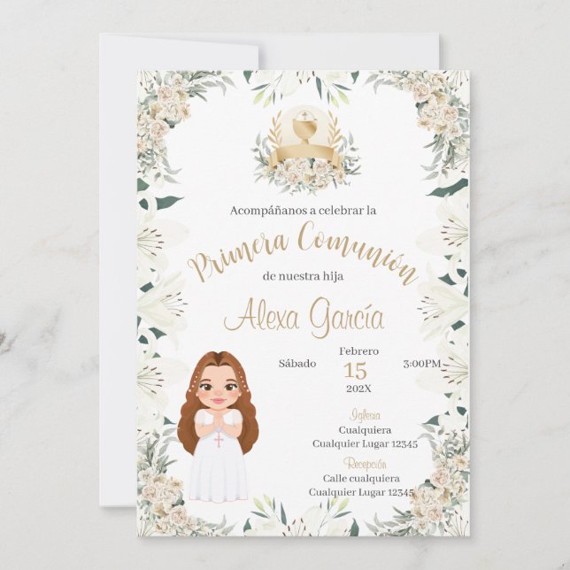 Invitation de la première sainte communauté (Devant)