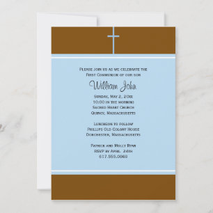 Invitation de la première sainte communion