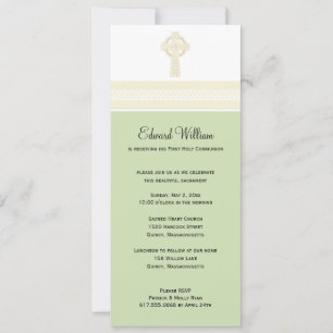 Invitation de la première sainte communion