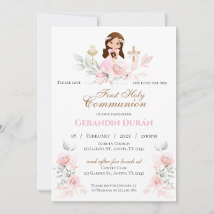 Invitation de la première sainte communion