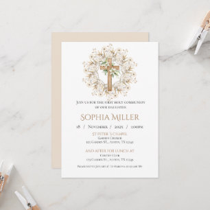 Invitation de la première sainte communion
