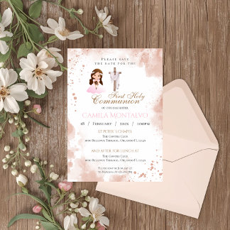 Invitation de la première sainte communion