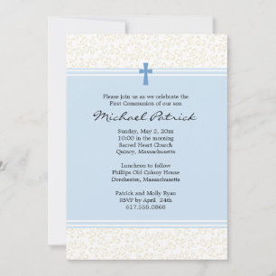 Invitation de la première sainte communion