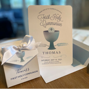 Invitation de la première sainte communion petit I