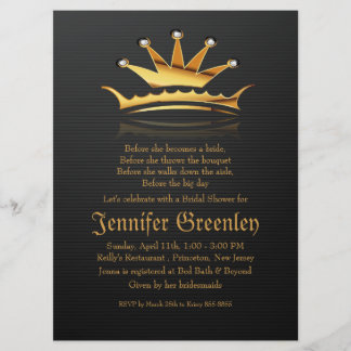 Invitation de la Reine Royale de la Couronne d'or 