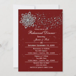 Invitation de la répétition d'hiver de l'argent ro