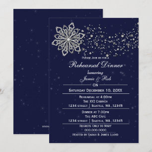 Invitation de la répétition hivernale en argent bl