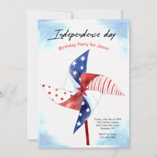 Invitation de la roue du Jour de l'Indépendance