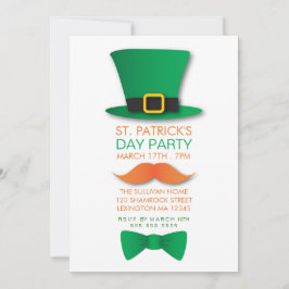 Invitation de la Saint-Patrick de Leprechaun