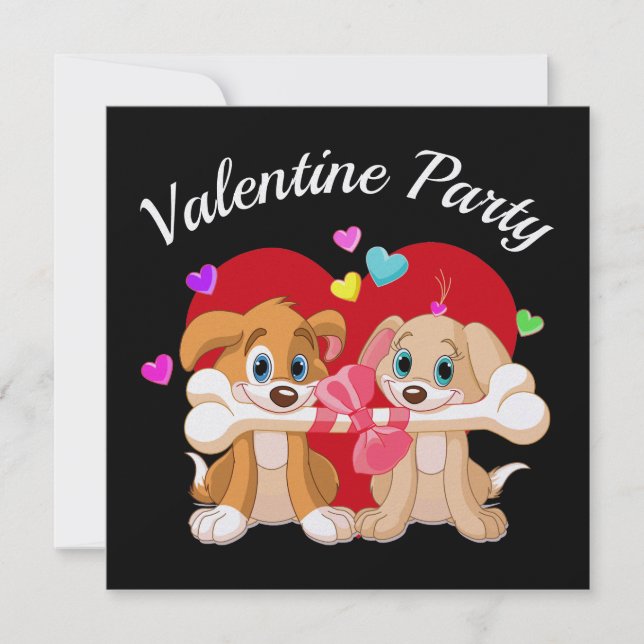 Invitation de la Saint-Valentin (Devant)