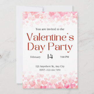 Invitation de la Saint Valentin