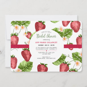 Invitation de la saison des fraises