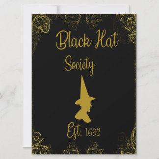 Invitation de la Société Casquette noire des sorci