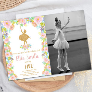 Invitation de la soirée dansante personnalisée pou