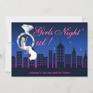 Invitation de la soirée de bachelorette sur la cei