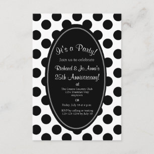 Invitation de la soirée Pote Noir et Blanc