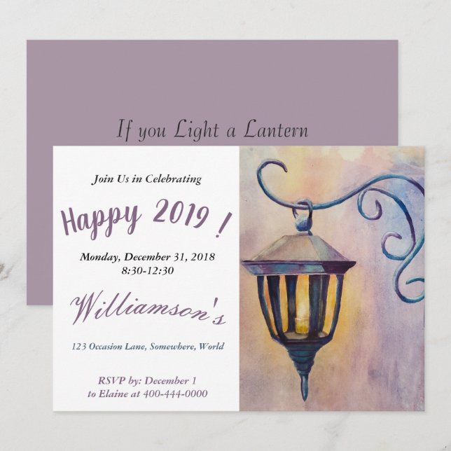 Invitation de la Voie 2019 (Devant / Derrière)