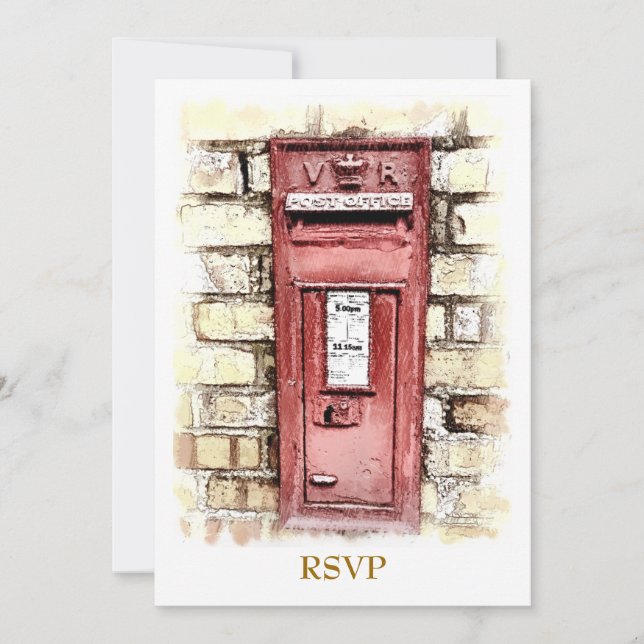 invitation de l'ANGLETERRE VICTORIENNE (Devant)