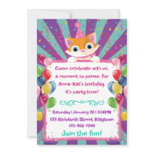 invitation de l'Anniversaire de enfant