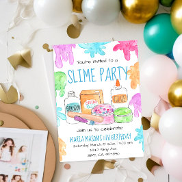 Invitation de l'anniversaire de enfant de soirée S