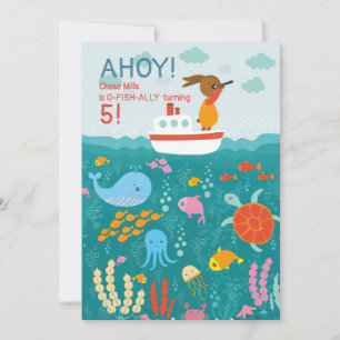 Invitation de lapin Sea Voyager