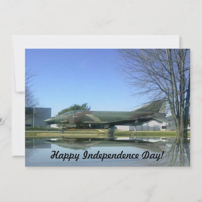 Invitation de l'avion de combat (F4-Phantom) (Devant)