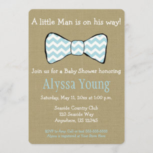 Invitation de l'Cravate Little Man Bow