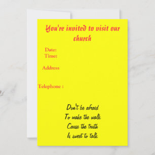 Invitation de l'Église