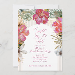 Invitation de l'enterrement de vie de jeune fille