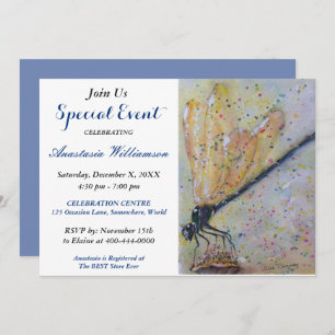 Invitation DE L'ÉVÉNEMENT FLY FLY GLOWING DRAGON