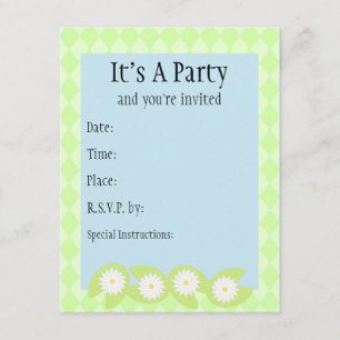 Invitation de Lily Pad