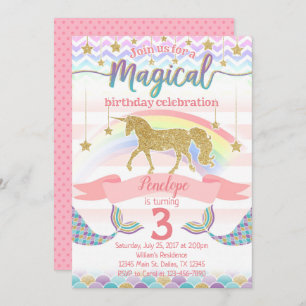 Invitation de l'invitation à la fête d'anniversair