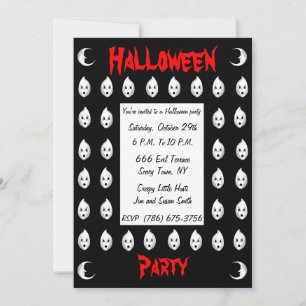 Invitation de Little Ghost Party