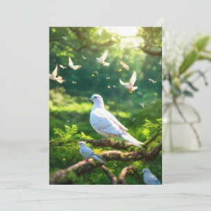 Invitation de l'Oiseau blanc dans la Forêt verte