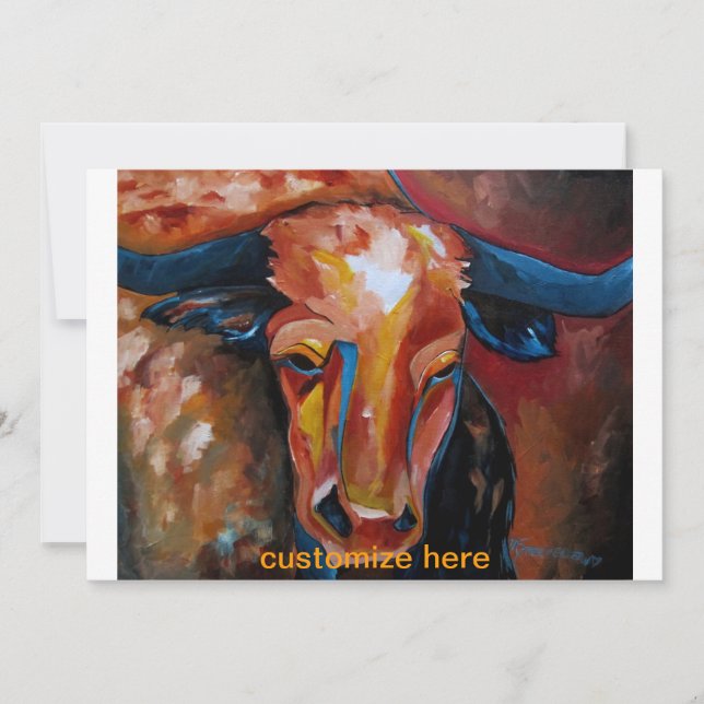 Invitation de Longhorn (Devant)