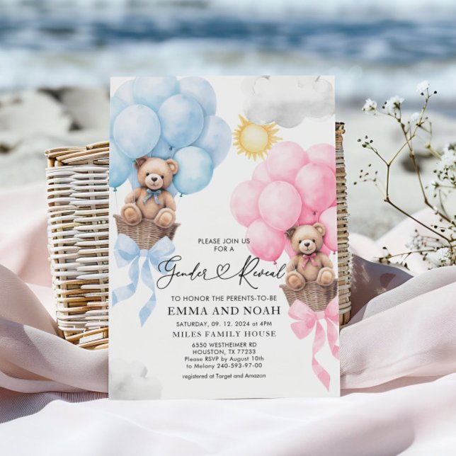 Invitation De L'Ours Et De La Bow À Révéler Le Sex (Créateur téléchargé)