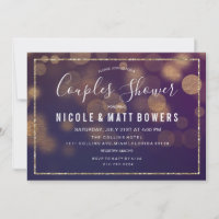 Invitation de Lumières de Mariage